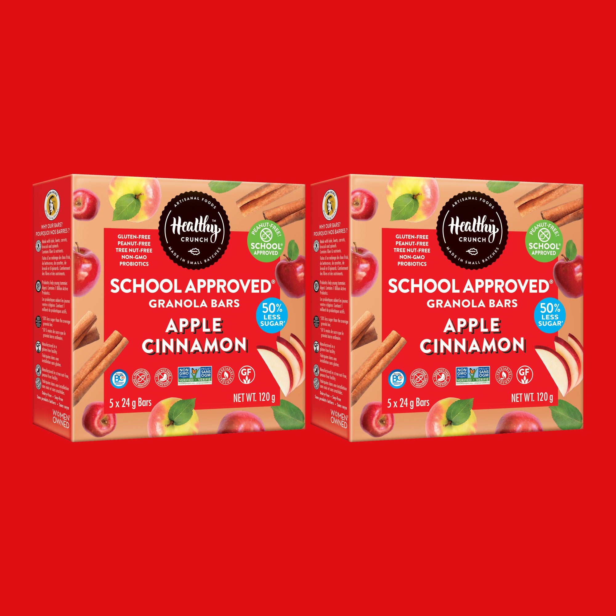 Apple Cinnamon Granola Bars