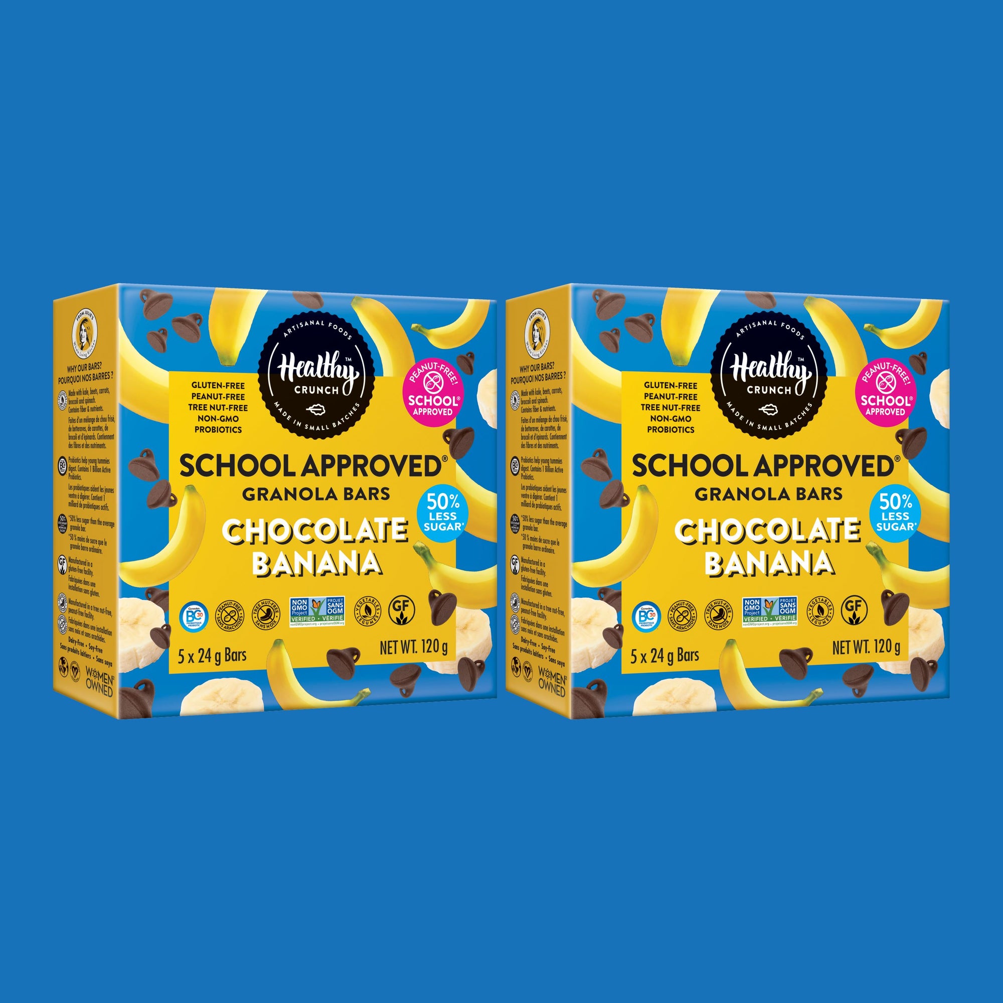 Chocolate Banana Granola Bars