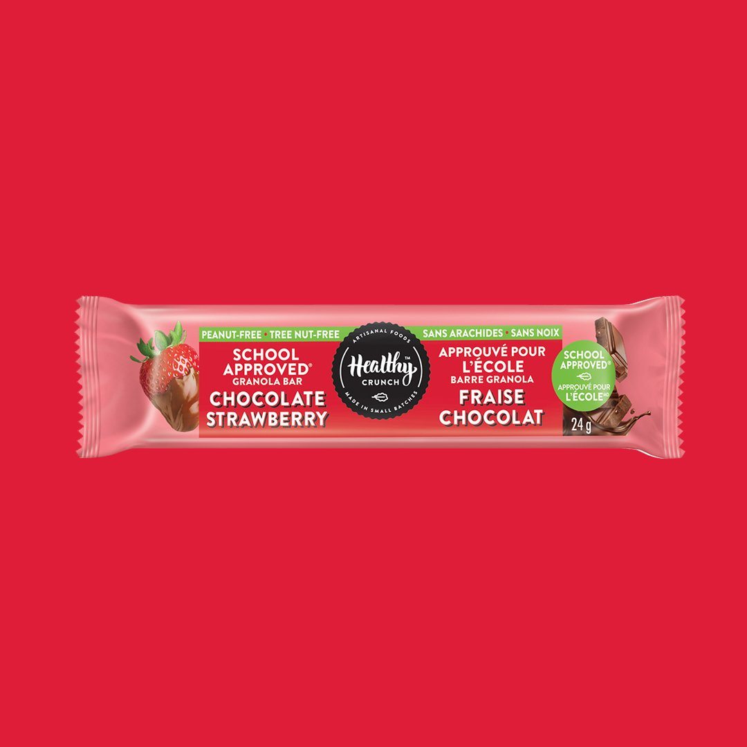 Strawberry Chocolate School Approved Granola Bars