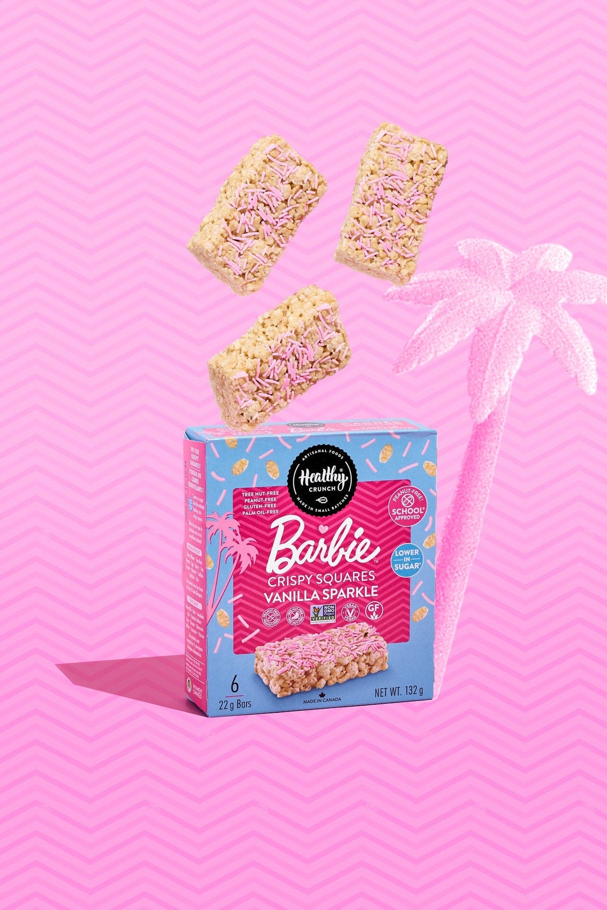 Barbie Vanilla Sparkle Crispy Squares