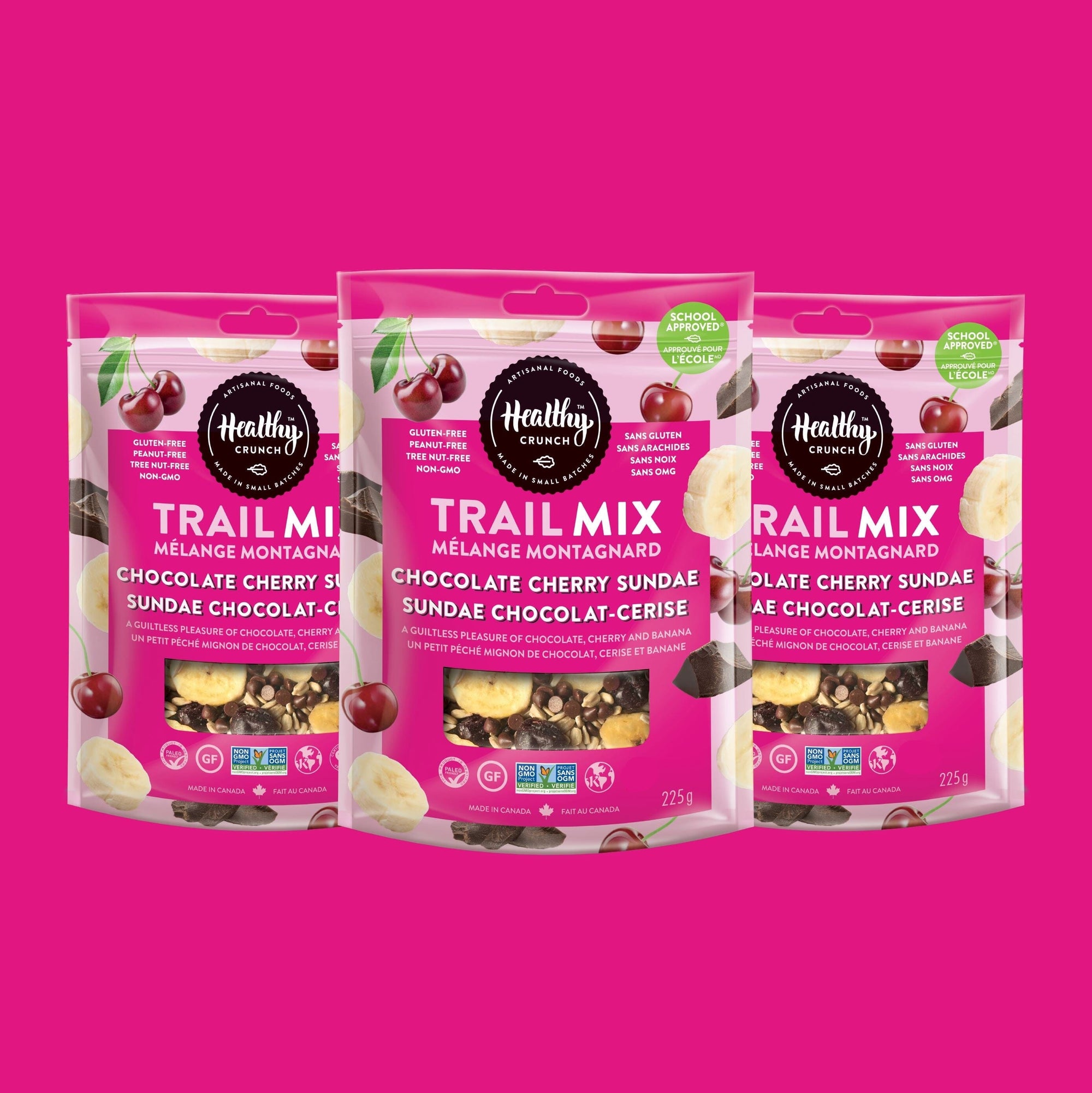 Chocolate Cherry Banana Trail Mix