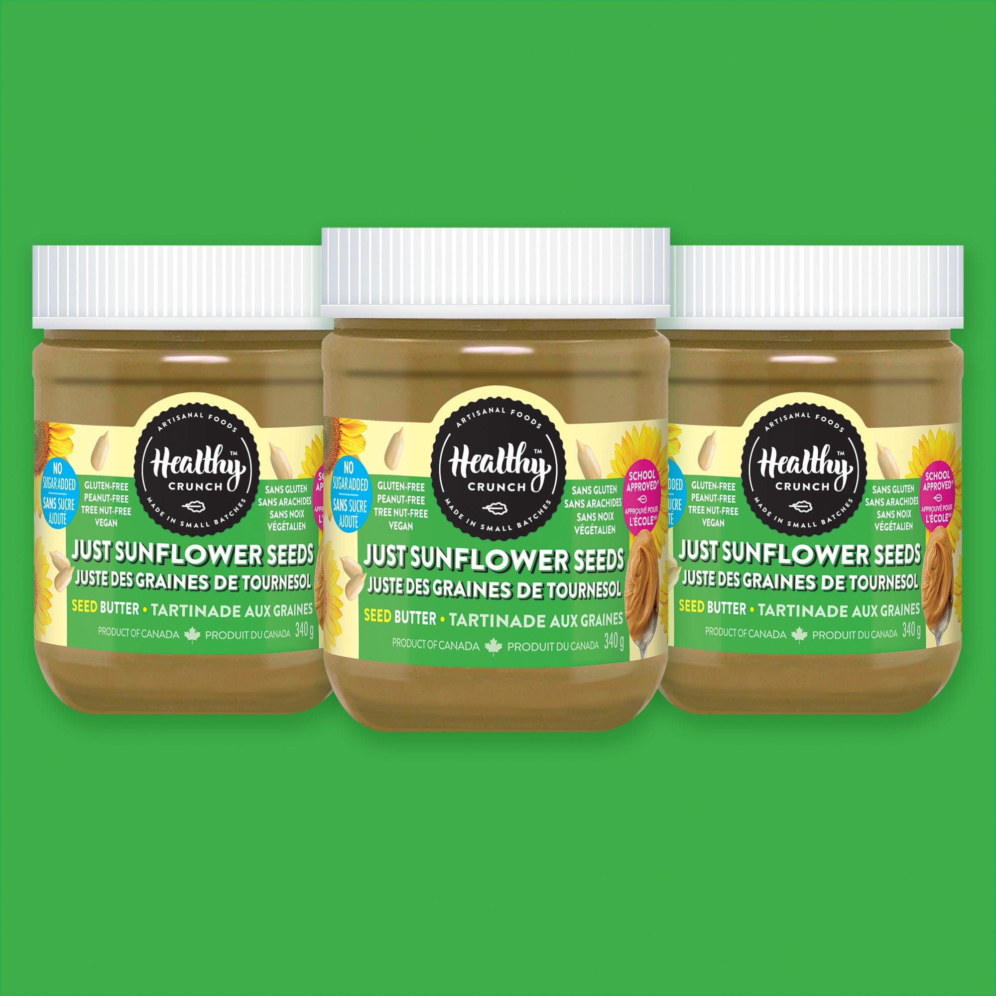 Just Sunflower Seed Butter (No Sugar Added)