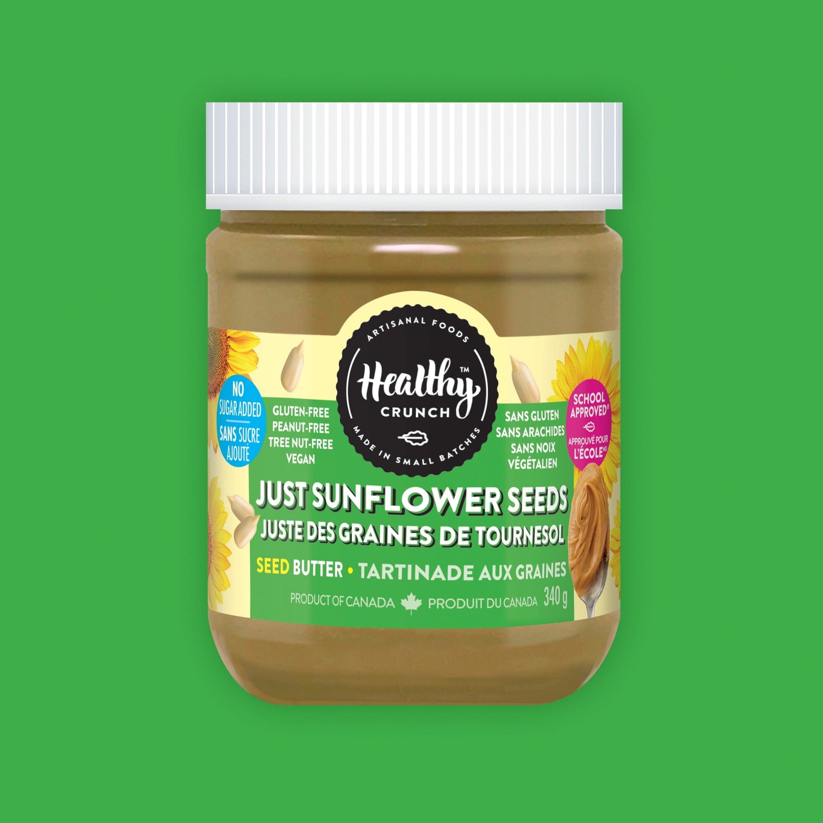 Just Sunflower Seed Butter (No Sugar Added)