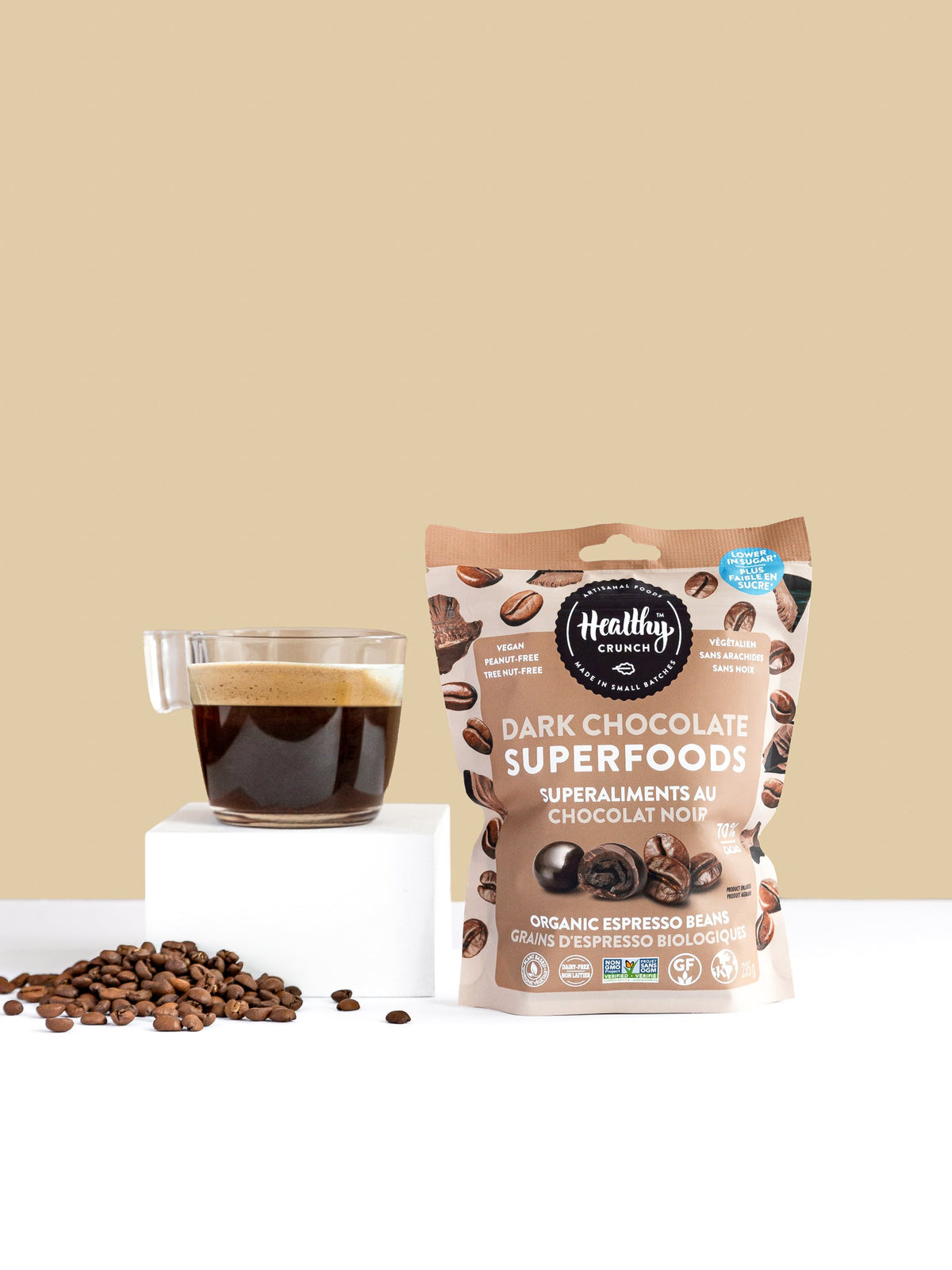 Organic Espresso Coffee Bean Dark Chocolate Superfoods